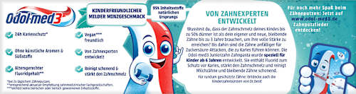 Zahnpasta Junior Odol med 3