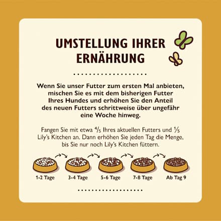 Nassfutter Hund mit Huhn, Truthahn & Karotten casserole LILY'S KITCHEN