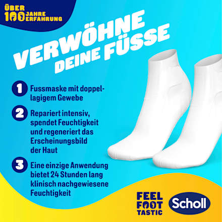 Fußmaske Socken ​mit Manuka-Honig (1 Paar) Scholl