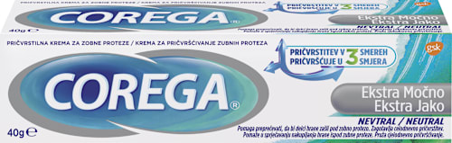 Ekstra jaka krema za pričvršćivanje zubne proteze – neutral COREGA