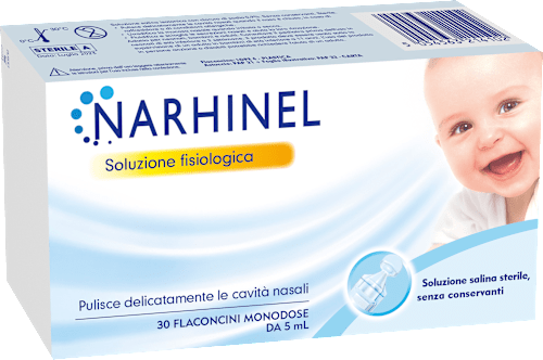 Soluzione fisiologica in flaconcini monodose NARHINEL