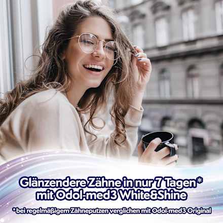 Zahnpasta White & Shine, Reisegröße Odol med 3