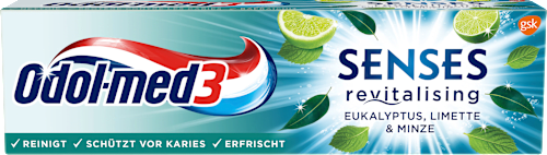 Zahnpasta Senses Revitalising  Odol med 3