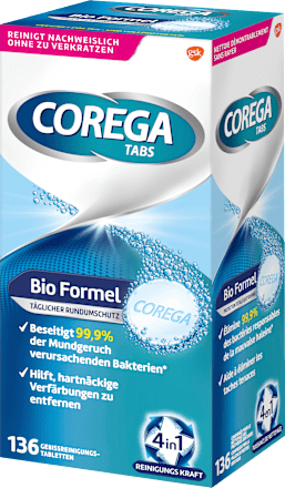 Gebissreiniger Tabs Bio Formel COREGA