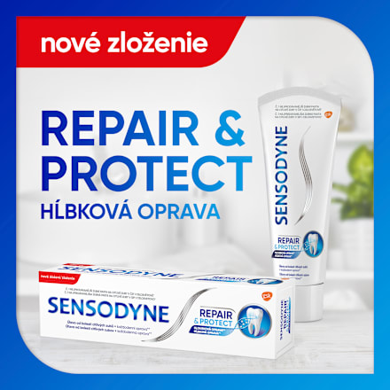 Zubná pasta s fluoridom Repair & Protect Sensodyne