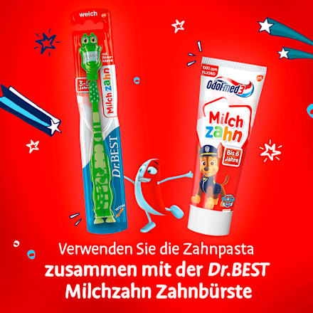 Zahnpasta Milchzahn 0-6 Jahren Odol med 3