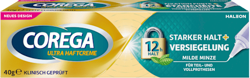 Haftcreme Ultra, Starker Halt + Versiegelung COREGA