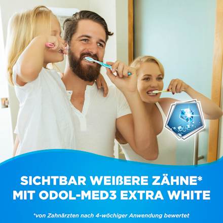 Zahnpasta Extra White Odol med 3