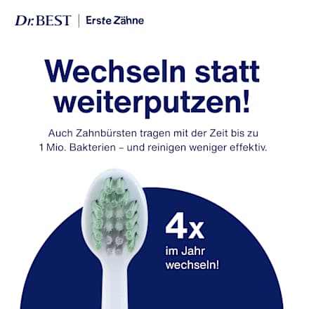 Zahnbürste Kinder Erste Zähne sortiert Dr. Best