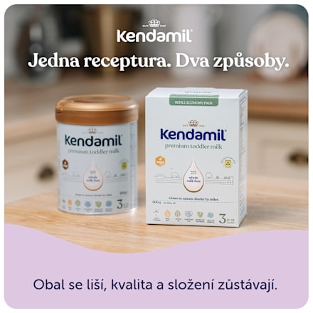 pokračovací mléčná kojenecká výživa 3 Premium +HMO 12m Kendamil