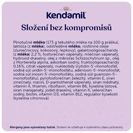 pokračovací mléčná kojenecká výživa 4 Premium +HMO 24m Kendamil