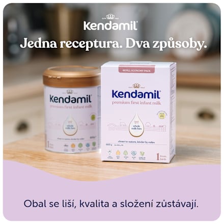 počáteční mléčná kojenecká výživa 1 Premium 0m Kendamil