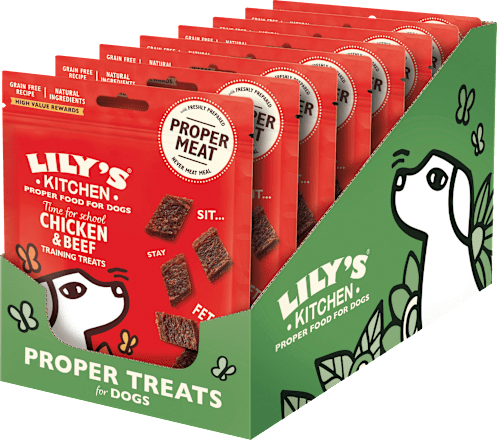 Hundeleckerli mit Huhn & Rind, training treats LILY'S KITCHEN