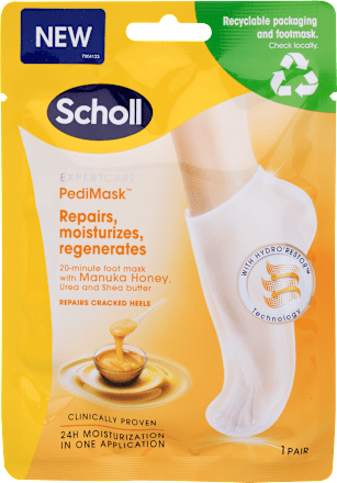 Lábápoló maszk, manuka-méz, 1 pár Scholl
