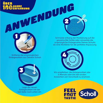 Einlegesohlen GelActiv Everyday, Gr. 40 -46,5 (1 Paar) Scholl