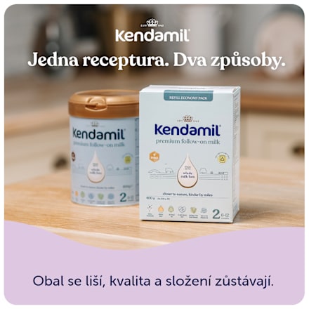 pokračovací mléčná kojenecká výživa 2 Premium +HMO 6m Kendamil