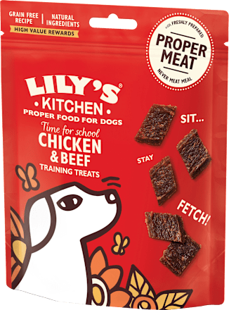 Hundeleckerli mit Huhn & Rind, training treats LILY'S KITCHEN