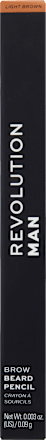 Augenbrauen- und Bartstift Light Brown REVOLUTION MAN
