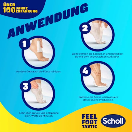 Fußmaske Socken ​mit Manuka-Honig (1 Paar) Scholl