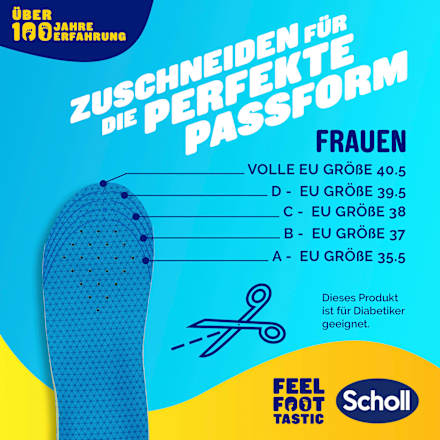Einlegesohlen GelActiv  Everyday, Gr. 35,5 - 40,5 (1 Paar) Scholl