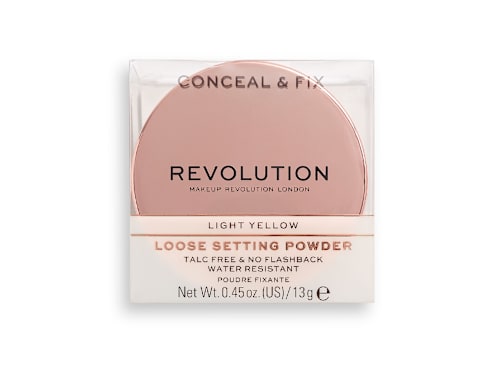 Прахообразна пудра за лице Conceal & Fix - Light Yellow REVOLUTION