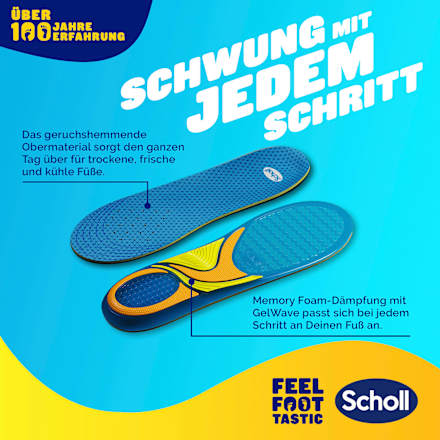 Einlegesohlen GelActiv Everyday, Gr. 40 -46,5 (1 Paar) Scholl