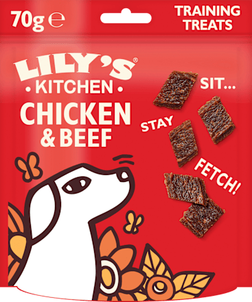 Hundeleckerli mit Huhn & Rind, training treats LILY'S KITCHEN