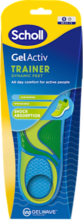 Стелки за спортни обувки Gel Active, размер S / 35.5-40.5 Scholl