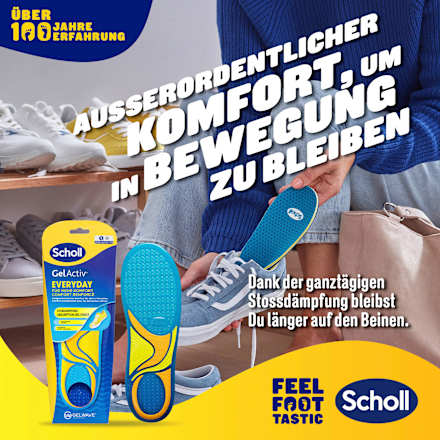 Einlegesohlen GelActiv  Everyday, Gr. 35,5 - 40,5 (1 Paar) Scholl