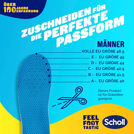 Einlegesohlen GelActiv Everyday, Gr. 40 -46,5 (1 Paar) Scholl