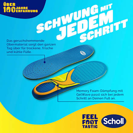 Einlegesohlen GelActiv  Everyday, Gr. 35,5 - 40,5 (1 Paar) Scholl