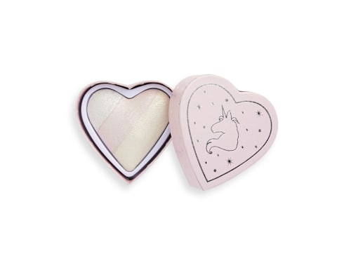 Хайлайтър за лице - Unicorn Heart Glow I Heart Revolution