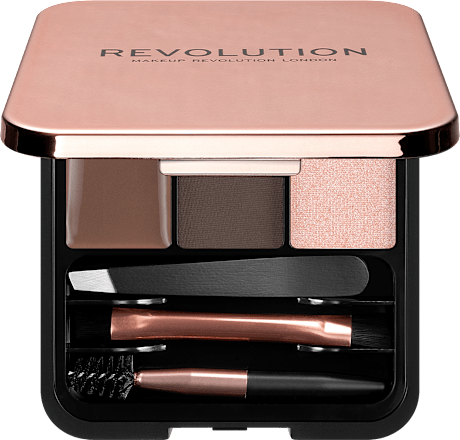 Brow Sculpt Kit set za obrve - Dark Brown REVOLUTION