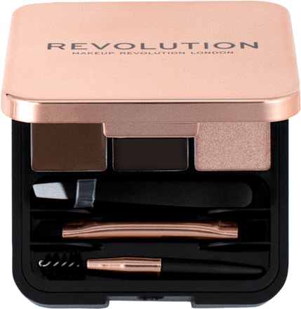 Brow Sculpt Kit set za obrve - Dark Brown REVOLUTION