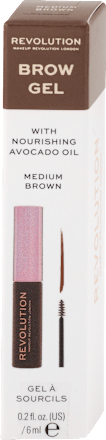 Gél na obočie Brow Gel - Medium Brown REVOLUTION