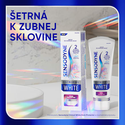 Zubná pasta Clinical White Stain Protector  Sensodyne