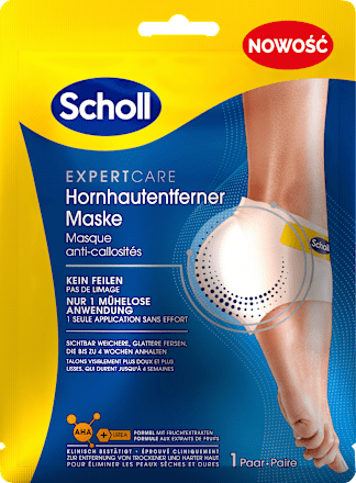 Maska złuszczająca na pięty z kwasami AHA Scholl