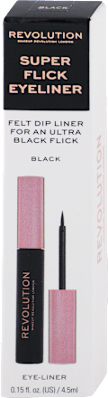Tekutá očná linka Super Flick Eyeliner - Black REVOLUTION