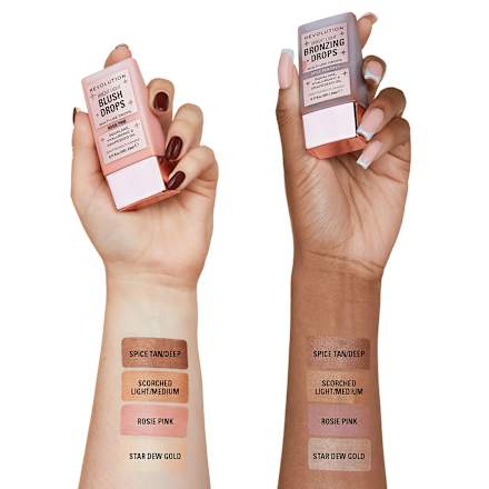 Highlighter Glow Drops Bright Light Star Dew Gold REVOLUTION