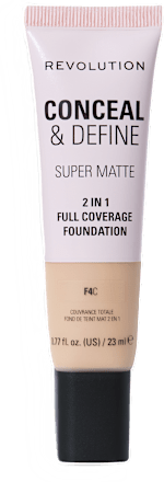 Conceal & Define Super Matte tekući puder – F4 C REVOLUTION