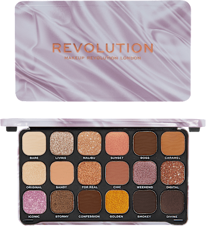 Forever Flawless paletă de farduri Nude Silk REVOLUTION