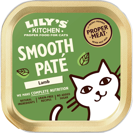 Nassfutter Katze mit Lamm, smooth paté LILY'S KITCHEN