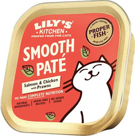Nassfutter Katze mit Lachs & Huhn, smooth paté LILY'S KITCHEN