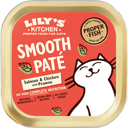 Nassfutter Katze mit Lachs & Huhn, smooth paté LILY'S KITCHEN