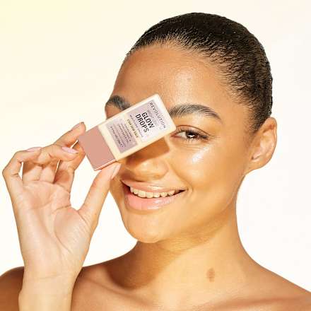 Highlighter Glow Drops Bright Light Star Dew Gold REVOLUTION
