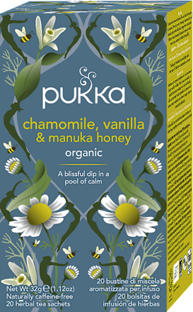 Tisana Chamomile, Vanilla and Manuka Honey pukka