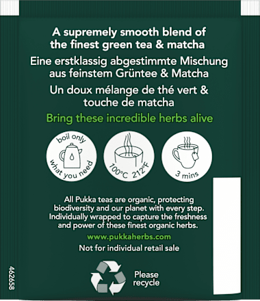 Grüner Tee mit Matcha pukka