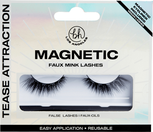 Künstliche Wimpern Magnetic Faux Mink Tease Attraction (1 Paar) bh cosmetics