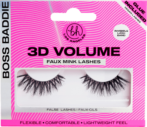 Künstliche Wimpern 3D XL Volume Boss Baddie (1 Paar) bh cosmetics