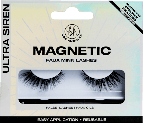 Künstliche Wimpern Magnetic Faux Mink Ultra Siren (1 Paar) bh cosmetics